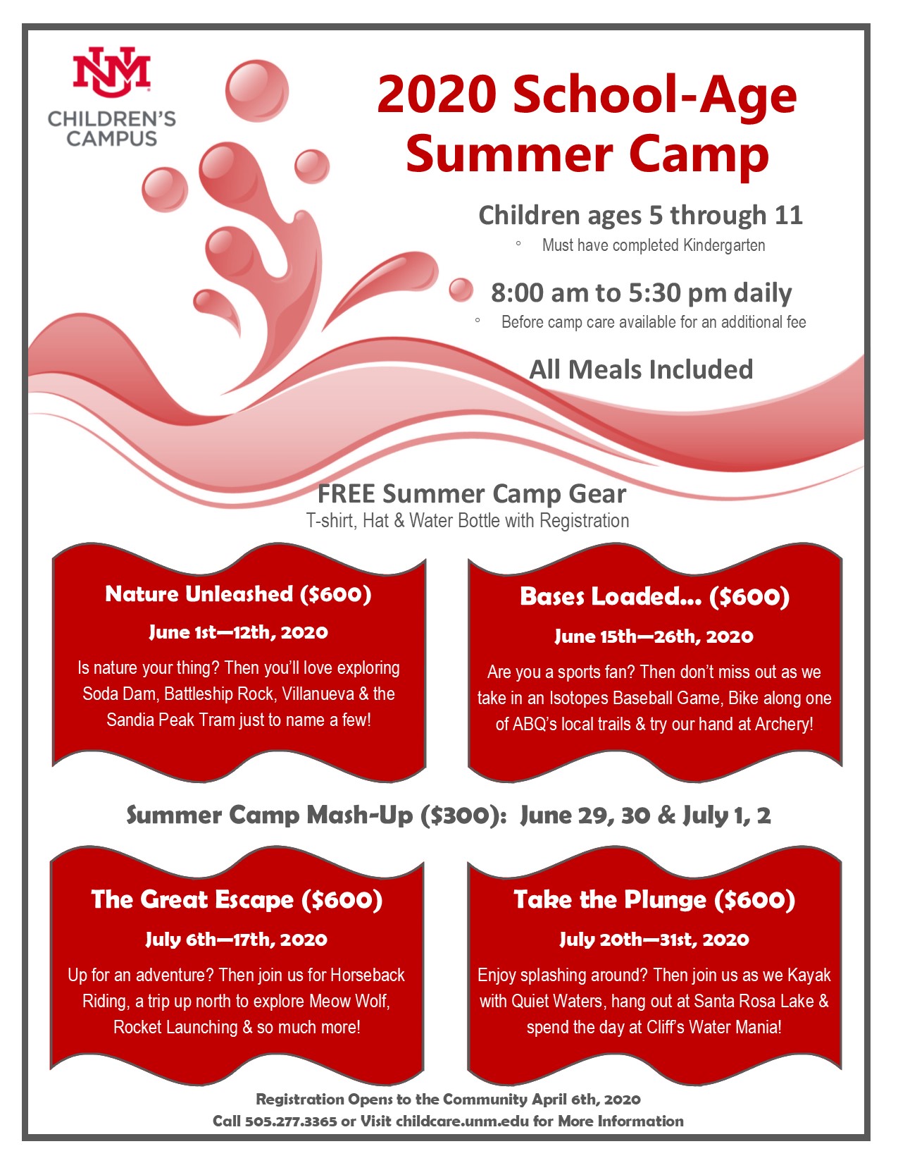 Summer Camps University of New Mexico Children's Campus The