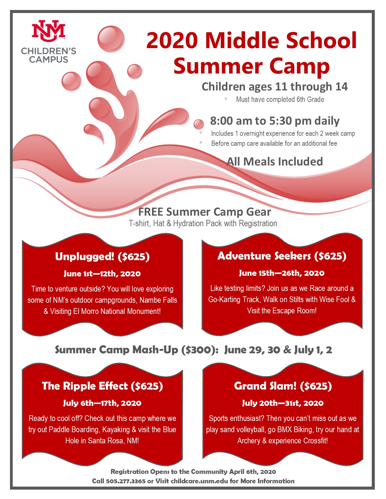 Summer Camps University of New Mexico Children's Campus The